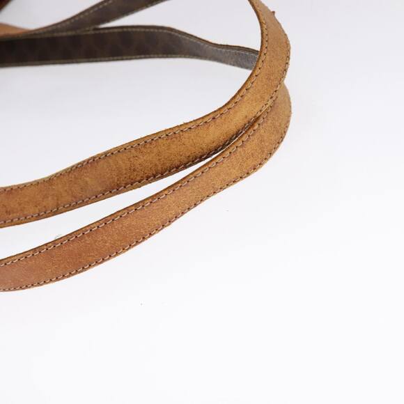 CELINE Macadam Canvas Tote Bag Pvc Brown Gold - Picture 7 of 13